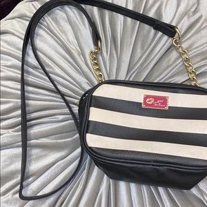 Mini purse double zipper